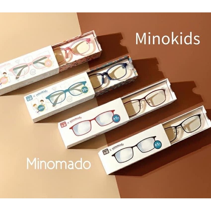 日本製minokids兒童 Monomado成人防藍光眼鏡